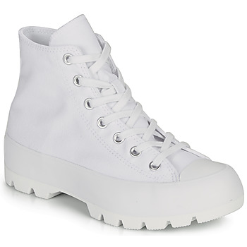 Shoes Women High top trainers Converse CHUCK TAYLOR ALL STAR LUGGED BASIC CANVAS White