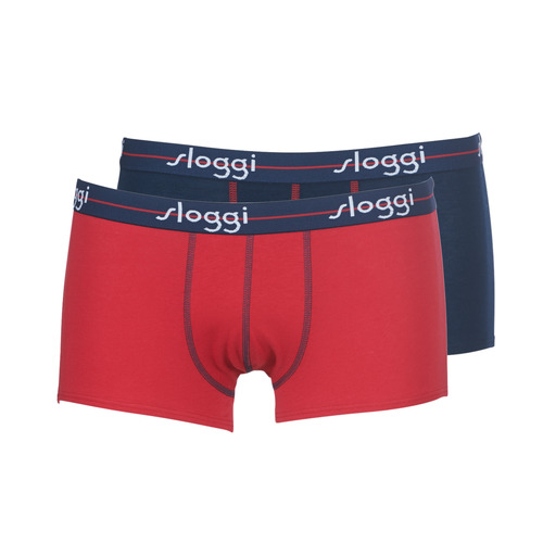 Reinig de vloer Herkenning Pest Sloggi MEN START X 2 Marine / Red - Fast delivery | Spartoo Europe ! -  Underwear Boxer shorts Men 22,00 €
