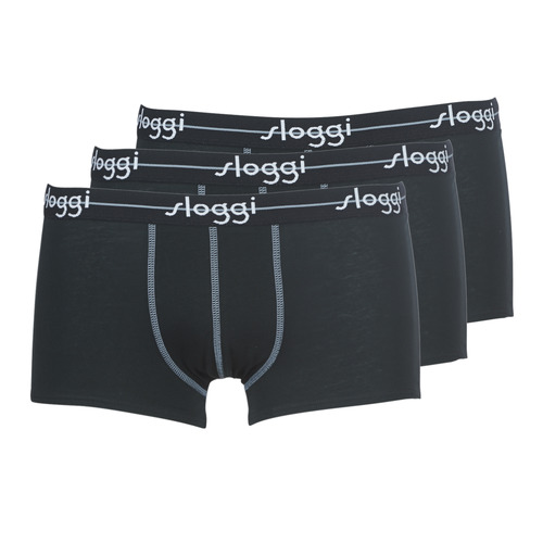Sloggi MEN START X 3 Black - Fast delivery  Spartoo Europe ! - Underwear  Boxer shorts Men 33,00 €