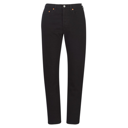 Levi's 501 CROP Black - Fast delivery | Spartoo Europe ! - Clothing  Boyfriend jeans Women 132,00 €