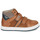 Shoes Boy High top trainers André TIMOTHE Brown