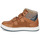Shoes Boy High top trainers André TIMOTHE Brown