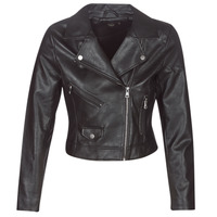 material Women Leather jackets / Imitation leather Only ONLENYA Black
