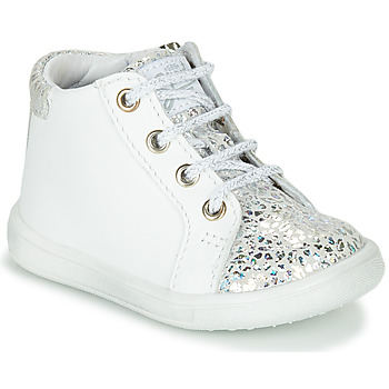 Shoes Girl High top trainers GBB FAMIA White / Silver