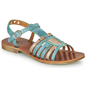 Shoes Girl Sandals GBB FANNI Blue / Gold