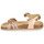 Shoes Girl Sandals GBB PANORA Pink / Gold