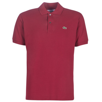 material Men short-sleeved polo shirts Lacoste POLO L12 12 REGULAR Bordeaux