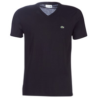 material Men short-sleeved t-shirts Lacoste TH6710 Black