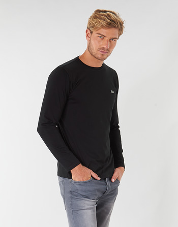 material Men Long sleeved shirts Lacoste TH6712 Black