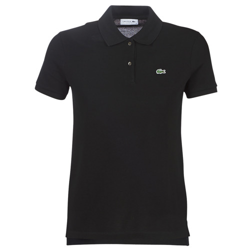 material Women short-sleeved polo shirts Lacoste PF7839 Black