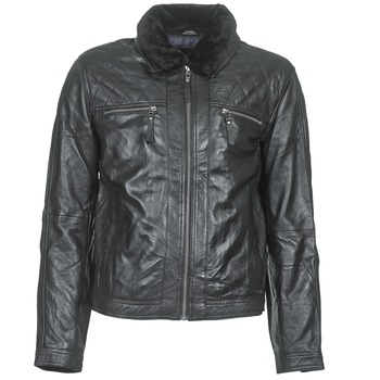 material Men Leather jackets / Imitation leather Teddy Smith BLEATHER Black