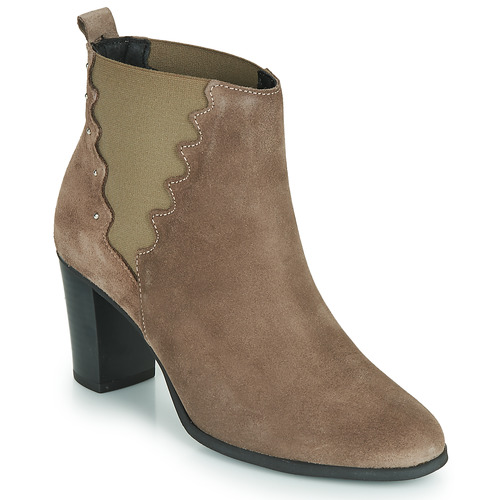 Shoes Women Ankle boots André NORINE Taupe