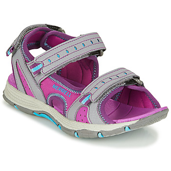 Shoes Girl Sports sandals Merrell PANTHER SANDAL 2.0 Pink / Grey