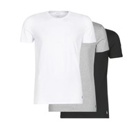material Men short-sleeved t-shirts Polo Ralph Lauren WHITE/BLACK/ANDOVER HTHR pack de 