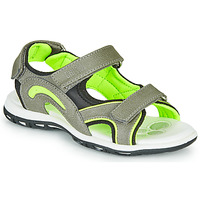 Shoes Boy Sports sandals Chicco CEDDER Grey / Green
