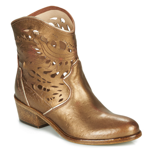 Shoes Women Ankle boots Fru.it COWGOLD Bronze
