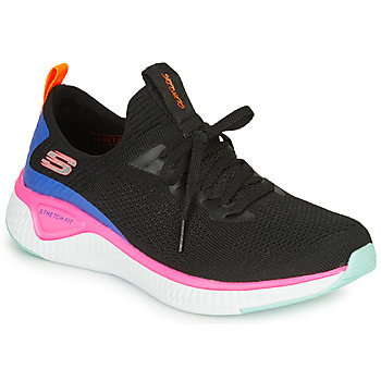 Shoes Women Fitness / Training Skechers SOLAR FUSE Black / Pink / Blue