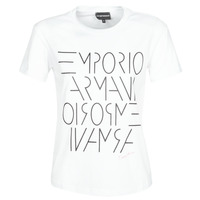 material Women short-sleeved t-shirts Emporio Armani DONOVANN White