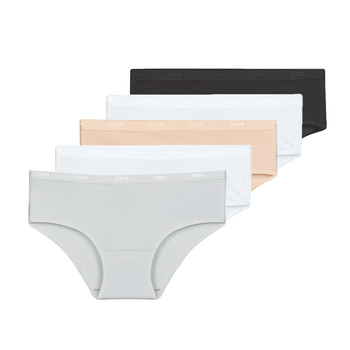 Underwear Women Knickers/panties DIM BO ECODIM X5 Black / Beige / White / Grey / White