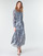 Clothing Women Long Dresses Ikks BQ30285-45 Blue