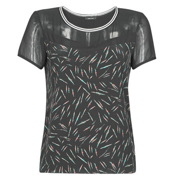 material Women short-sleeved t-shirts One Step CYRILLE Black