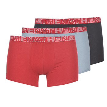 Underwear Men Boxer shorts Athena BASIC COLOR Black / Bordeaux / Grey
