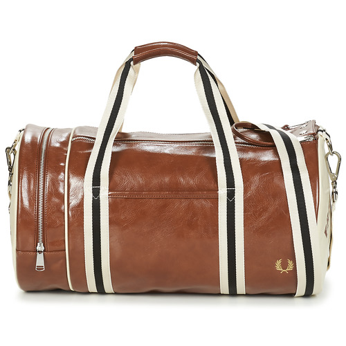 Bags Men Sports bags Fred Perry CLASSIC BARREL BAG Brown / Beige