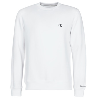 Clothing Women sweaters Calvin Klein Jeans CK ESSENTIAL REG CN White