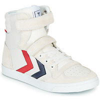 Shoes Children High top trainers hummel SLIMMER STADIL LEATHER HIGH JR White