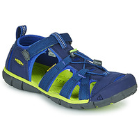 Shoes Boy Sandals Keen SEACAMP II CNX Blue / Green