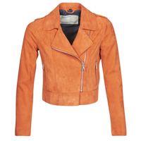 material Women Leather jackets / Imitation leather Oakwood KEREN Rust