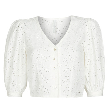 Clothing Women Blouses Pepe jeans CLAUDIE White