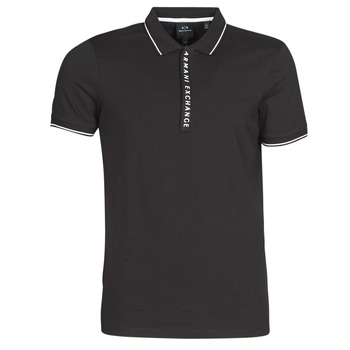 material Men short-sleeved polo shirts Armani Exchange HANEMO Black