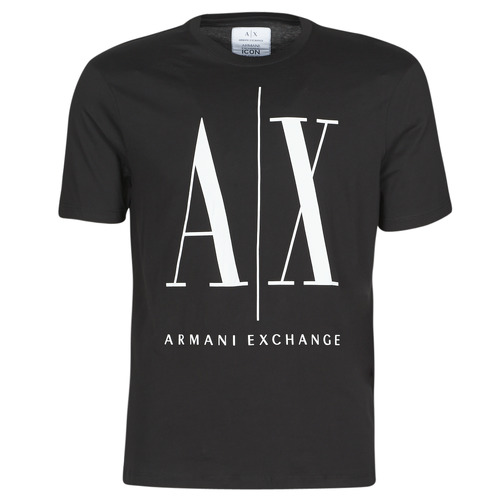 Armani Exchange HULO Black - Fast delivery | Spartoo Europe ! - Clothing  short-sleeved t-shirts Men 54,00 €