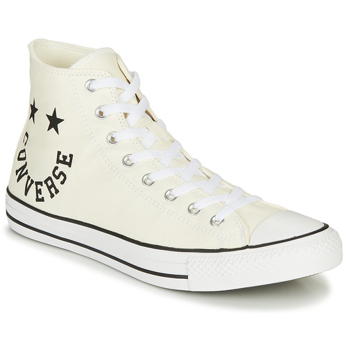 Converse CHUCK TAYLOR ALL STAR CHUCK TAYLOR CHEERFUL White - Fast delivery  | Spartoo Europe ! - Shoes High top trainers Men 56,00 €