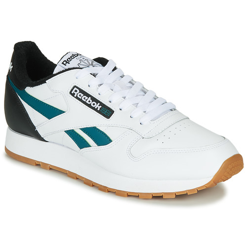 Reebok Classic CL LEATHER MU White / Black - Fast delivery | Spartoo Europe  ! - Shoes Low top trainers Men 71,96 €