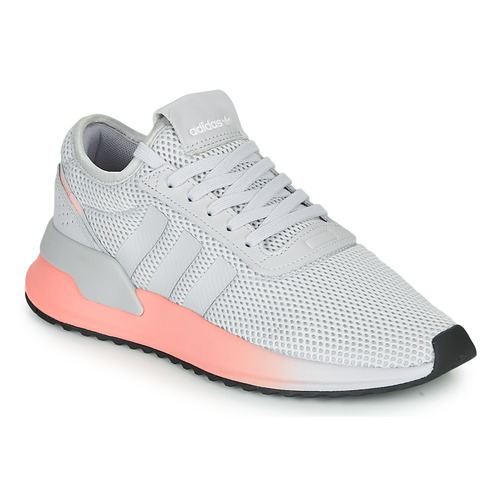 adidas grey and pink shoes