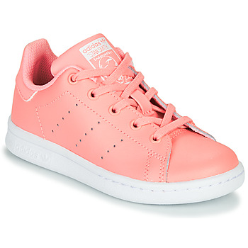 Shoes Girl Low top trainers adidas Originals STAN SMITH C Pink