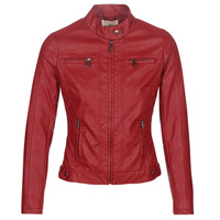 material Women Leather jackets / Imitation leather Moony Mood PUIR Red