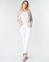 material Women Skinny jeans Le Temps des Cerises KIEV SKINY7/8 White