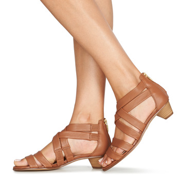 MENA SILK Camel - Fast delivery | Spartoo Europe ! - Shoes Sandals Women 88,00 €