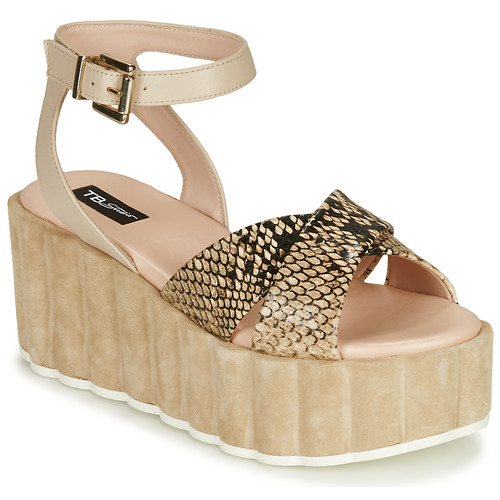 Plons tapijt Gastheer van Tosca Blu MOOREA Beige / Python - Fast delivery | Spartoo Europe ! - Shoes  Sandals Women 129,60 €