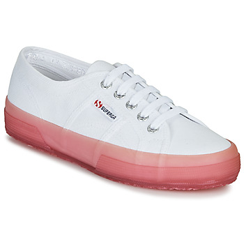 Superga 2843 Comflealamew Leather Textile Casual Lace-Up Womens Trainers 