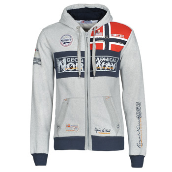 Clothing Men sweaters Geographical Norway FLYER Grey / Mottled