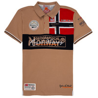 material Boy short-sleeved polo shirts Geographical Norway KIDNEY Beige