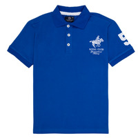 material Boy short-sleeved polo shirts Geographical Norway KAMPAI Blue