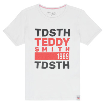 material Boy short-sleeved t-shirts Teddy Smith DUSTIN White