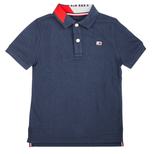 Clothing Boy short-sleeved polo shirts Tommy Hilfiger KB0KB05658 Marine