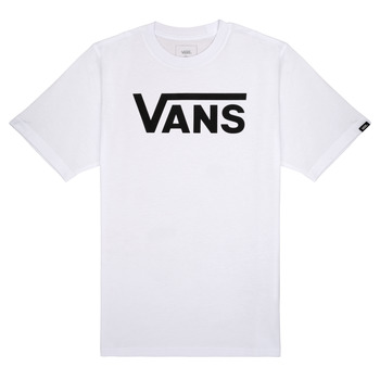 Clothing Boy short-sleeved t-shirts Vans BY VANS CLASSIC White