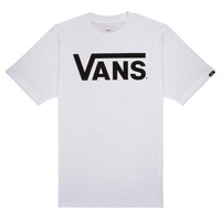 Clothing Boy short-sleeved t-shirts Vans BY VANS CLASSIC White